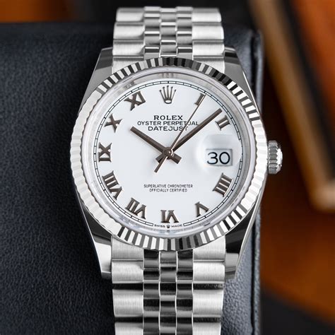 rolex datejust 36 roulette date|rolex datejust 36mm white dial.